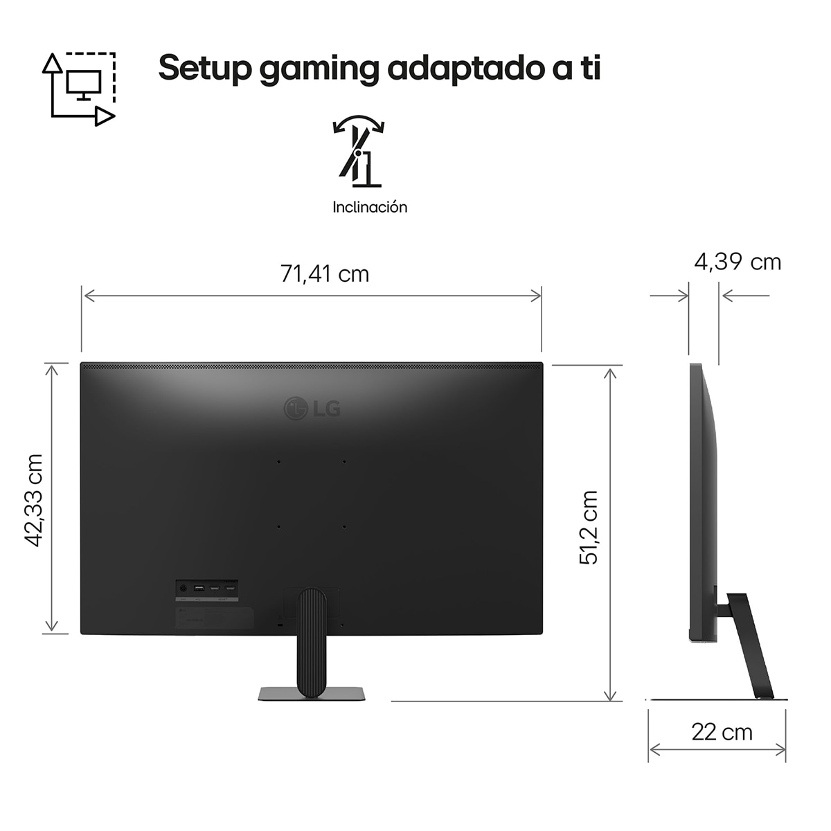 Monitor PC 80cm (31,5") LG MyView Smart Monitor 32U701SB-B, 60 Hz, UHD 4K, webOS - Negro Negro-2