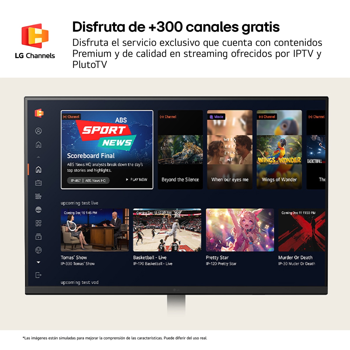 Monitor PC 80cm (31,5") LG MyView Smart Monitor 32U701SB-B, 60 Hz, UHD 4K, webOS - Negro Negro-14
