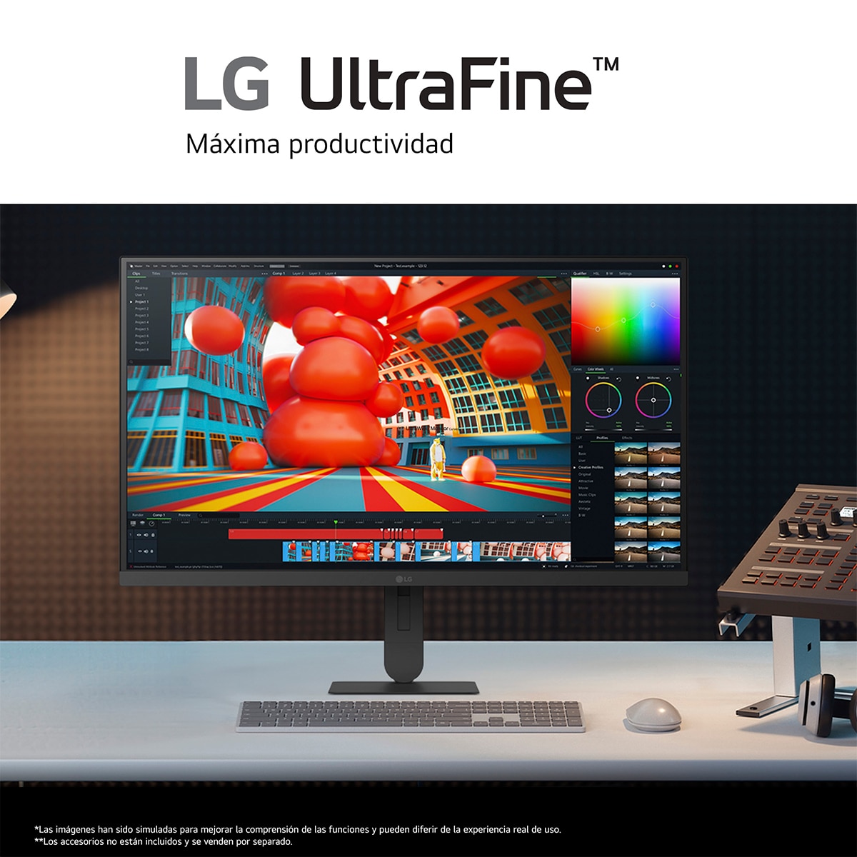 Monitor PC 27" 68,4cm LG Ultrafine 27U730B-B.AEU, 60 Hz, UHD 4K Preto-12
