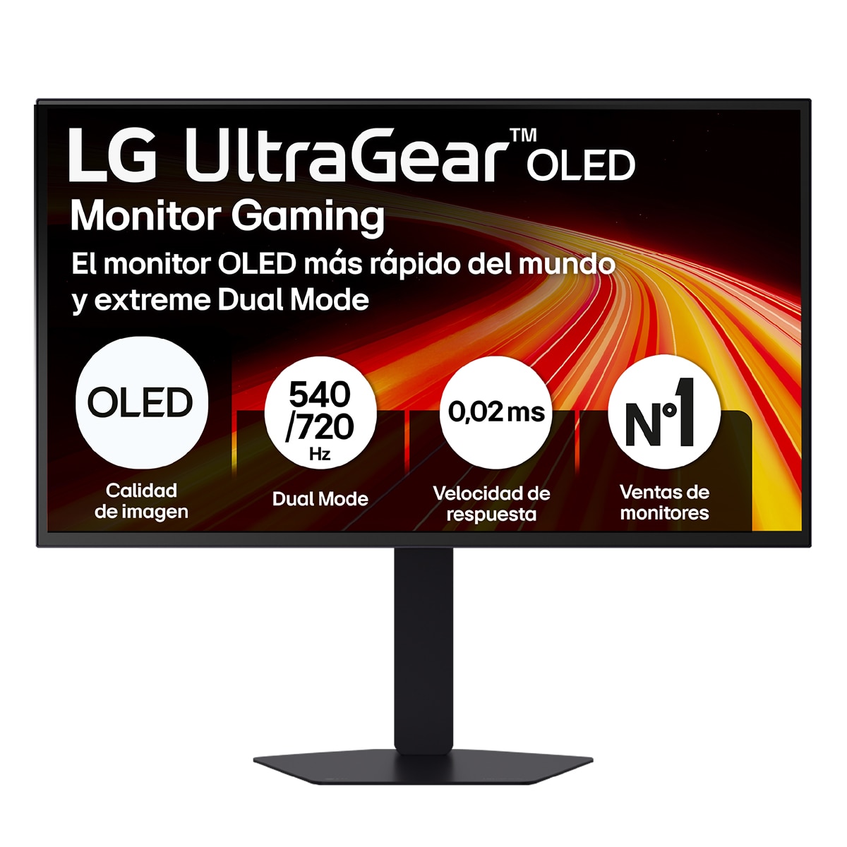 Monitor PC Gaming 67,3cm (26,5") LG UltraGear OLED 27GX790B-B.AEU, 540 Hz, QHD - Gris Gris-1