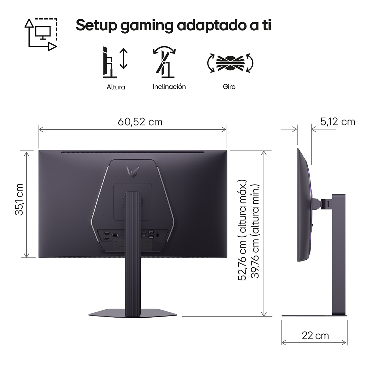 Monitor PC Gaming 67,3cm (26,5") LG UltraGear OLED 27GX790B-B.AEU, 540 Hz, QHD - Gris Gris-12