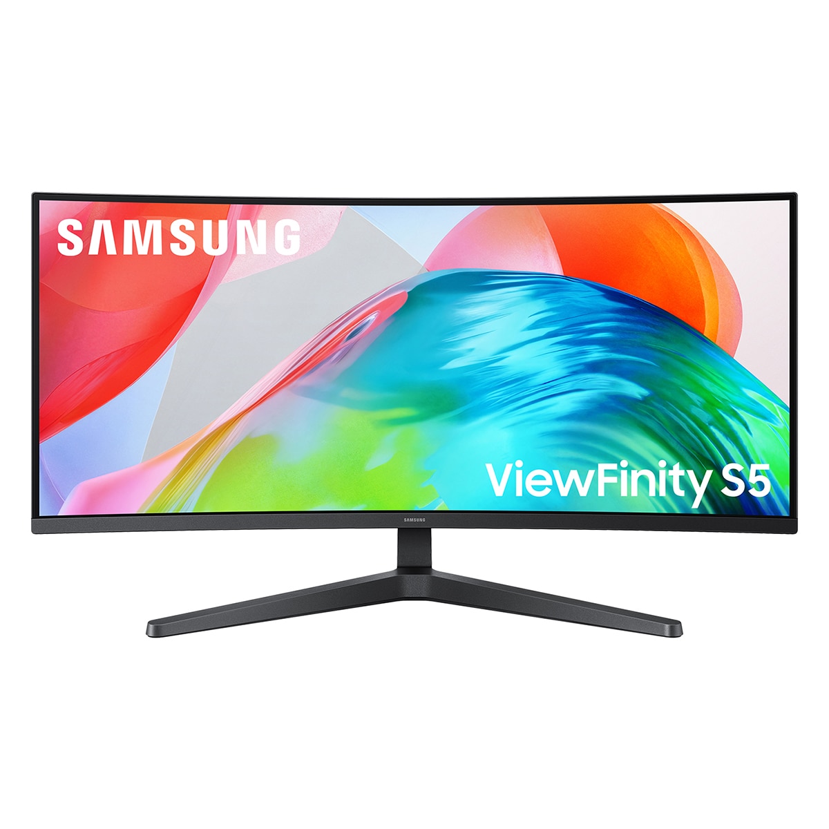Monitor PC curvo 86,3cm (34") Samsung ViewFinity S5 LS34H550GAUXEN, 120 Hz, UWQHD, 21:9 - Negro Negro-1