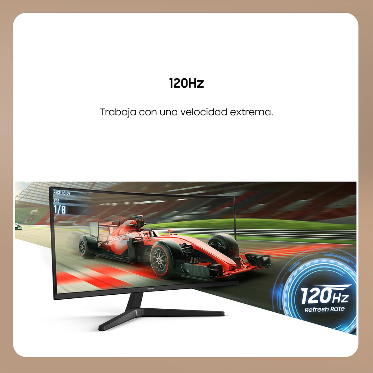 Monitor PC curvo 86,3cm (34") Samsung ViewFinity S5 LS34H550GAUXEN, 120 Hz, UWQHD, 21:9 - Negro Negro-4