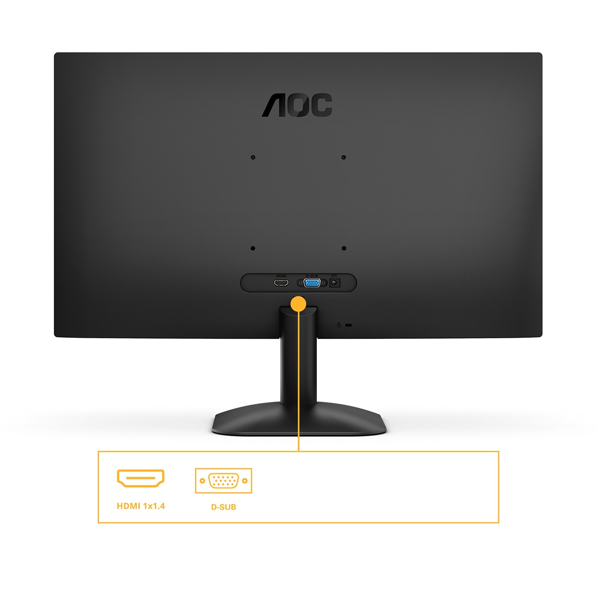 Monitor PC 60,5 cm (23,8") AOC 24B31H, Full HD, 120Hz Negro-8