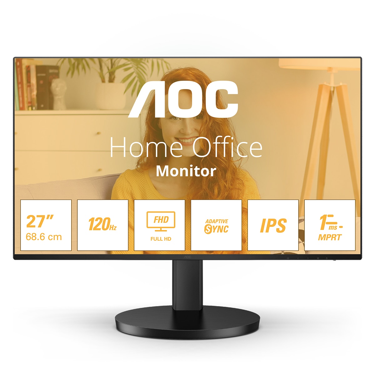 Imagen 0 de Monitor PC 68,6 cm (27") AOC 27B3HA2, Full HD, 100Hz