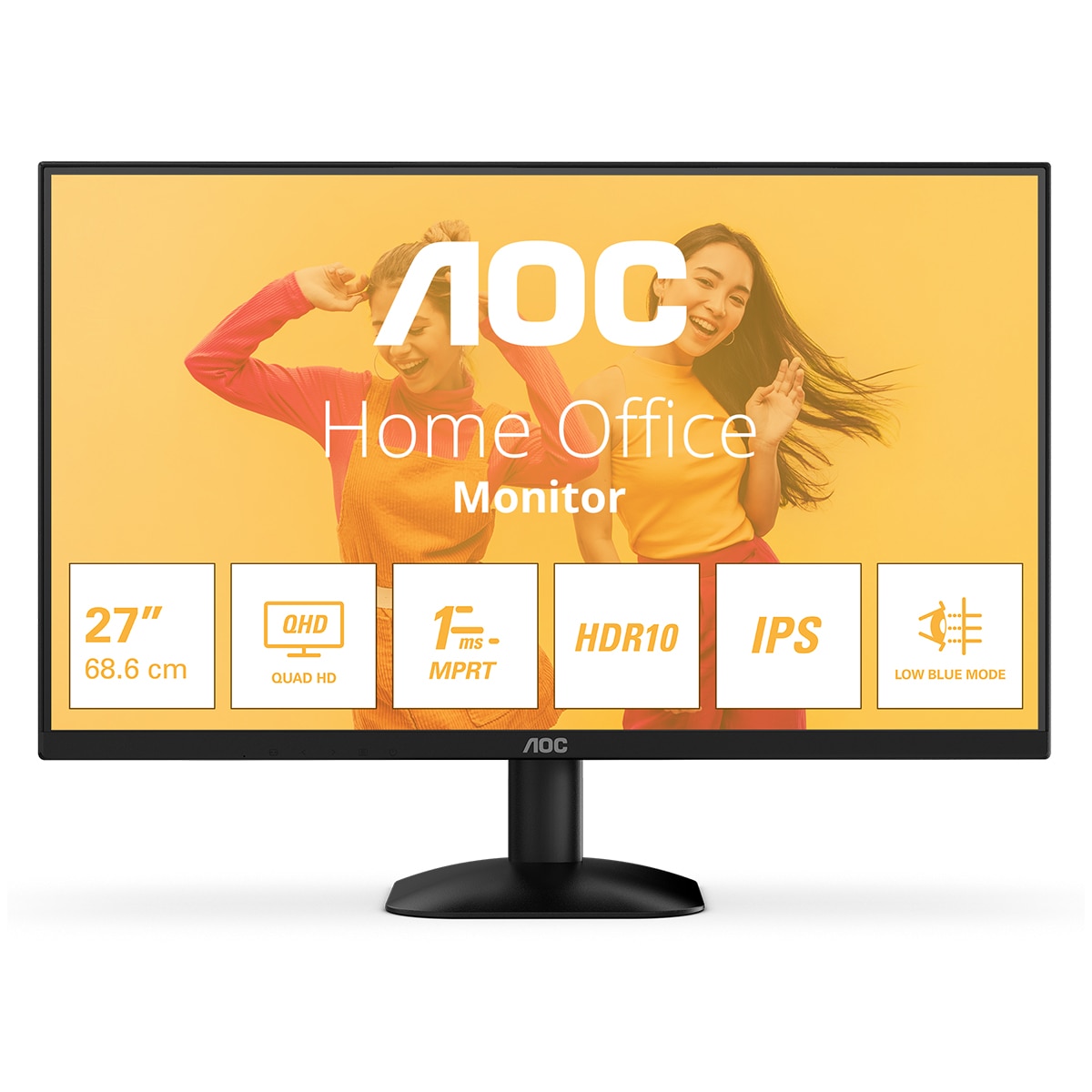 Monitor PC 68,6 cm (27") AOC Q27B35E, QHD, 75Hz - Negro Negro-1
