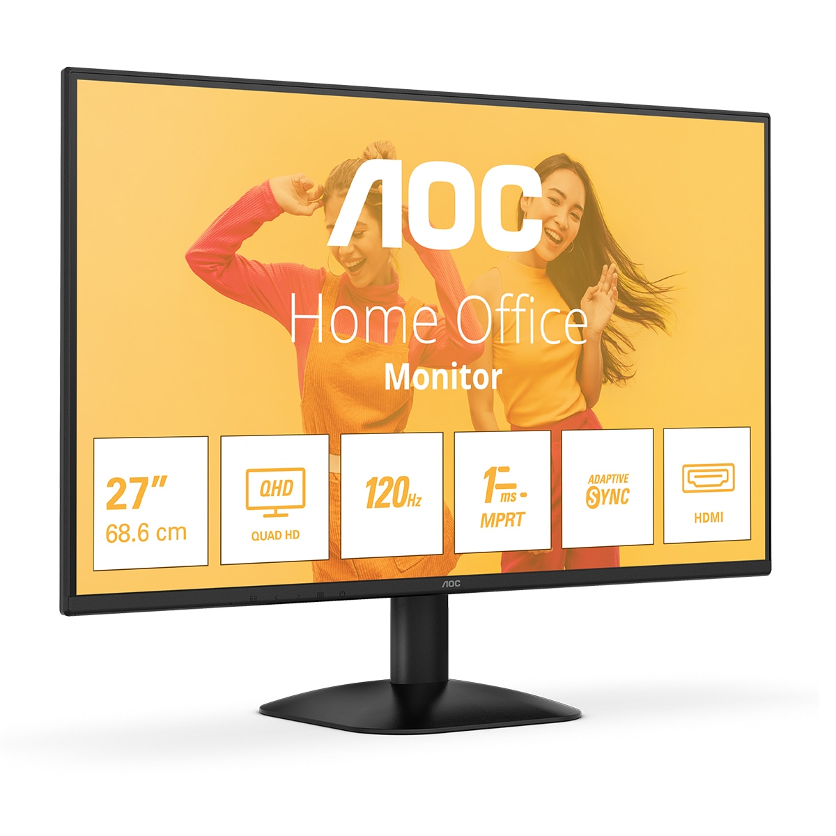 Monitor PC 68,6 cm (27") AOC Q27B35S3, QHD, 120Hz - Negro Negro-4