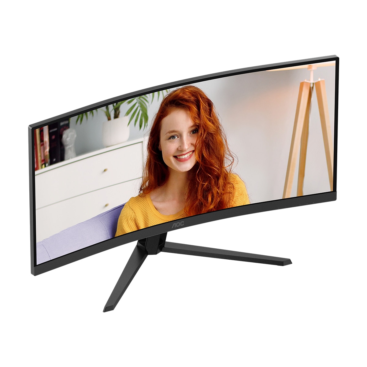 Monitor PC curvo 86,36 cm (34") AOC CU34B3E, WQHD, 120Hz - Negro Negro-2