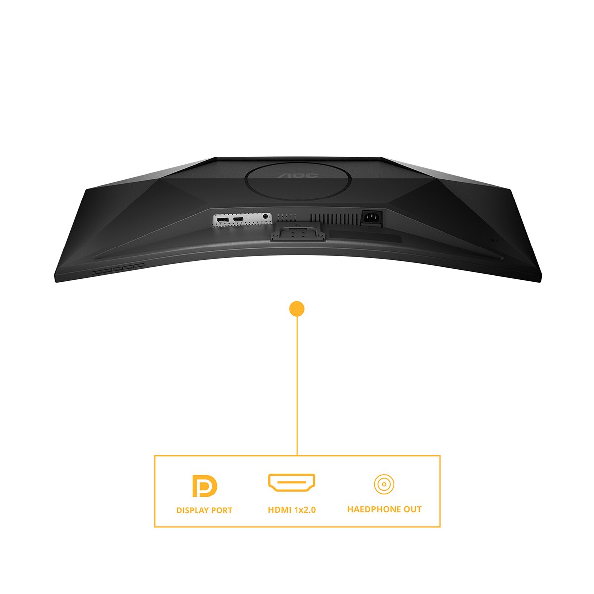 Monitor PC curvo 86,36 cm (34") AOC CU34B3E, WQHD, 120Hz - Negro Negro-5