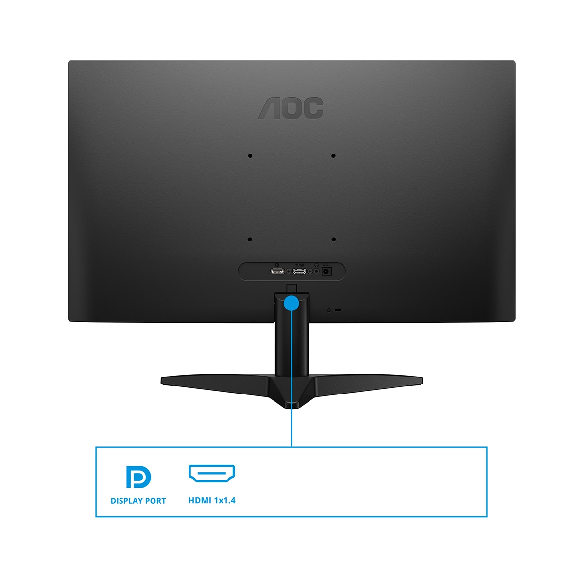 Monitor PC 60,4 cm (23,8") AOC 24B36X, Full HD, 144Hz - Negro Negro-6