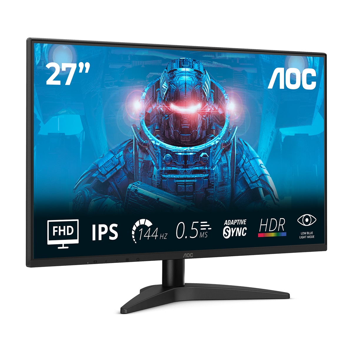 Monitor PC 68,6 cm (27") AOC 27B36X, Full HD, 144Hz - Negro Negro-4