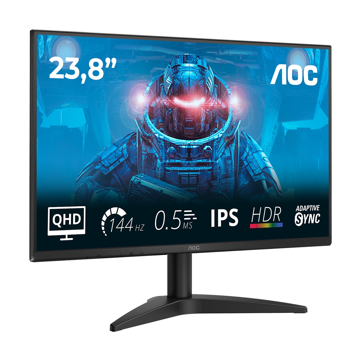 Monitor PC 60,5 cm (23,8") AOC Q24B36X, QHD, 144Hz - Negro Negro-4