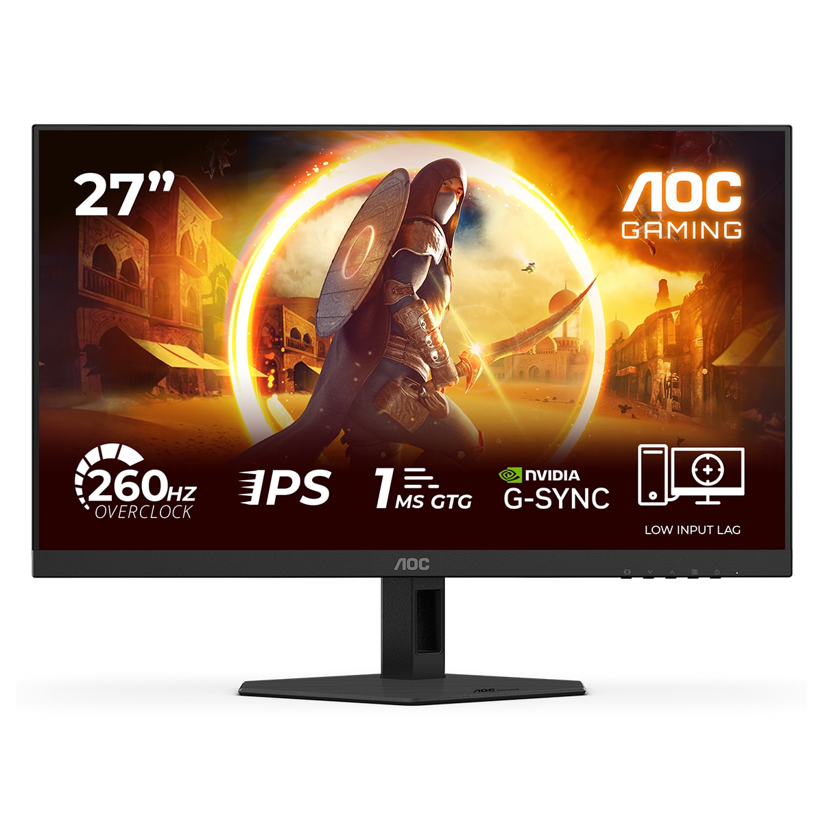 Imagen 0 de Monitor PC 68,58 cm (27") AOC 27G4ZRE, Full HD, 260Hz Negro
