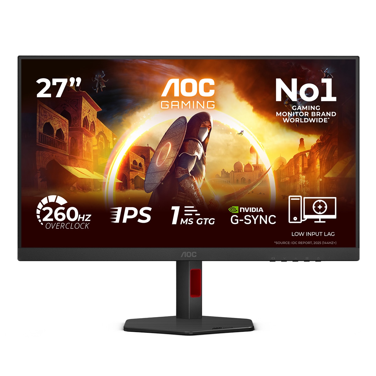 Aoc - Monitor PC 68,58 cm (27") AOC 27G4ZR, Full HD, 260Hz.