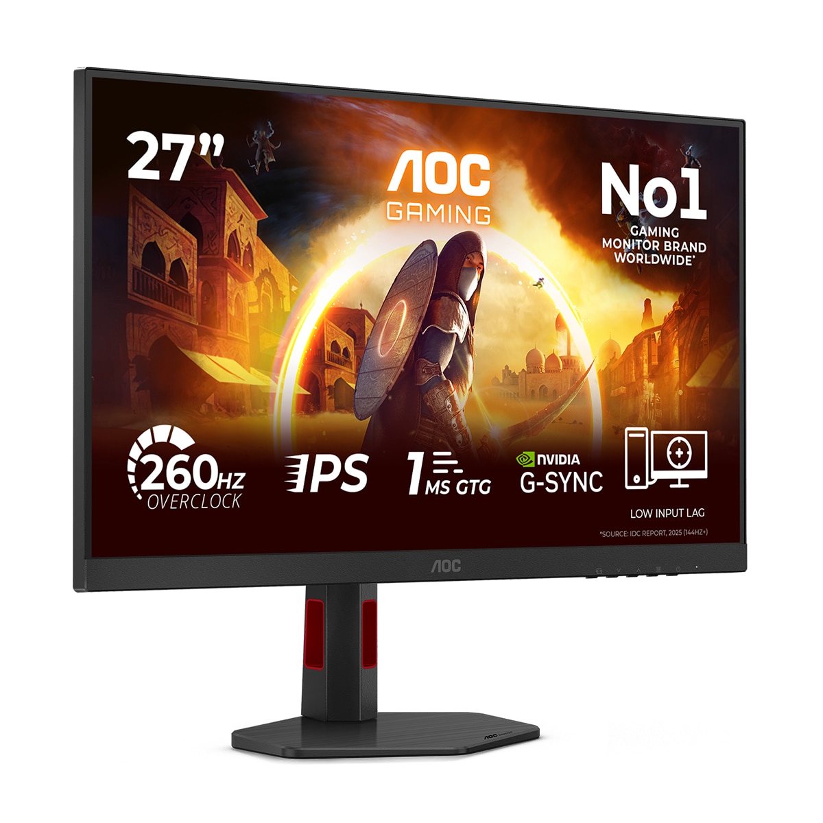 Monitor PC 68,58 cm (27") AOC 27G4ZR, Full HD, 260Hz - Negro Negro-4