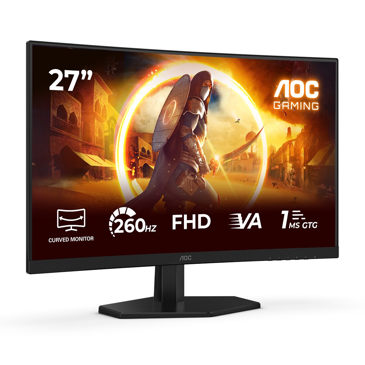 Monitor PC curvo 68,5 cm (27") AOC C27G42ZE, Full HD, 260Hz - Negro Negro-2