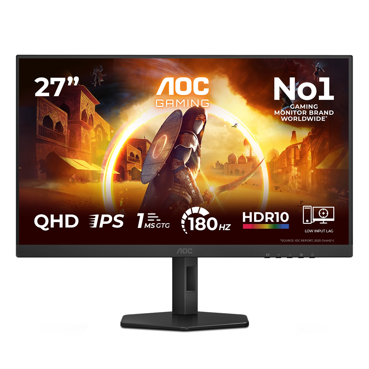 Monitor PC 68,5 cm (27") AOC Q27G4XF, QHD, 180Hz - Negro Negro-1