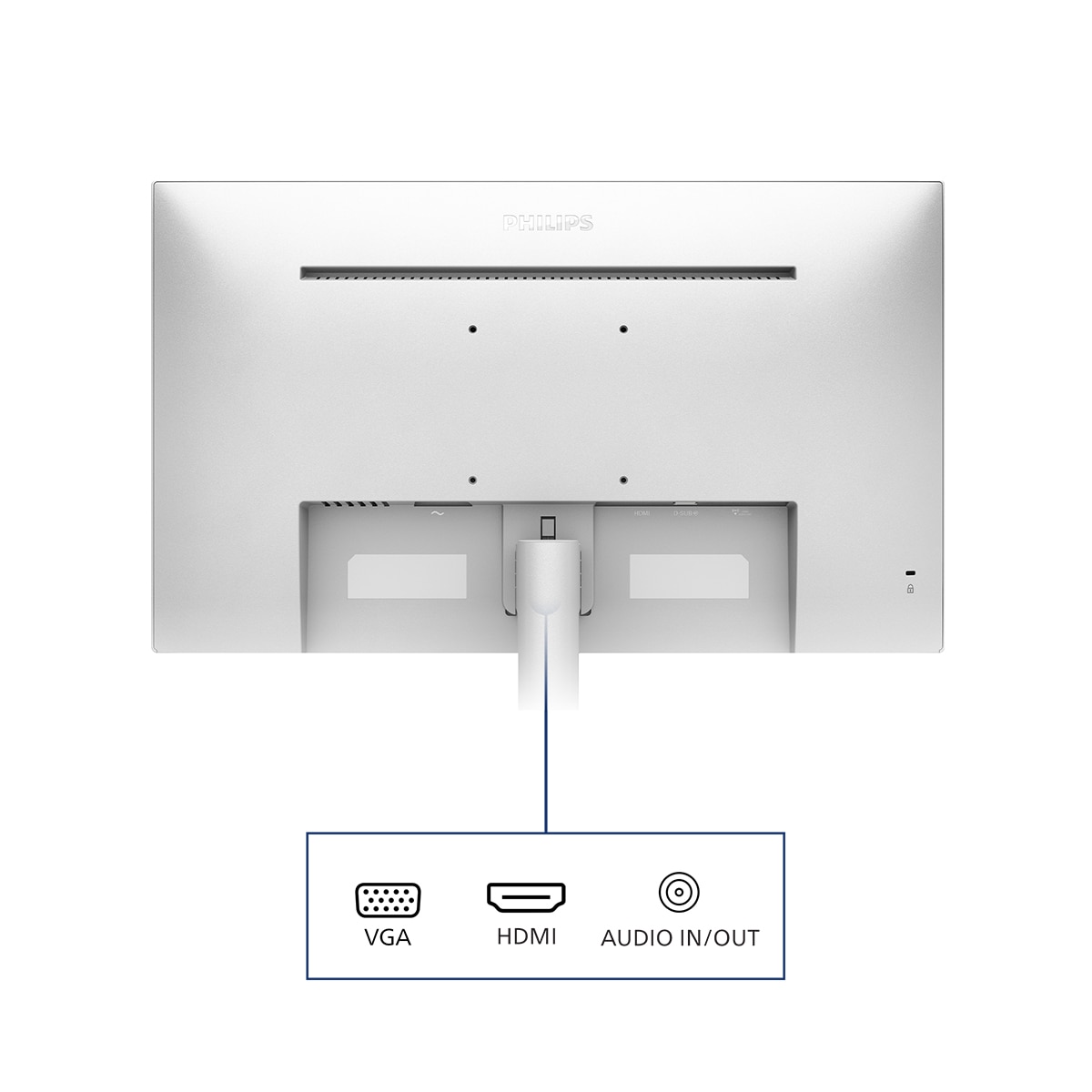 Monitor PC 60,5 cm (23,8") Philips 241V8AW/00, Full HD, 100Hz - Blanco Blanco-3