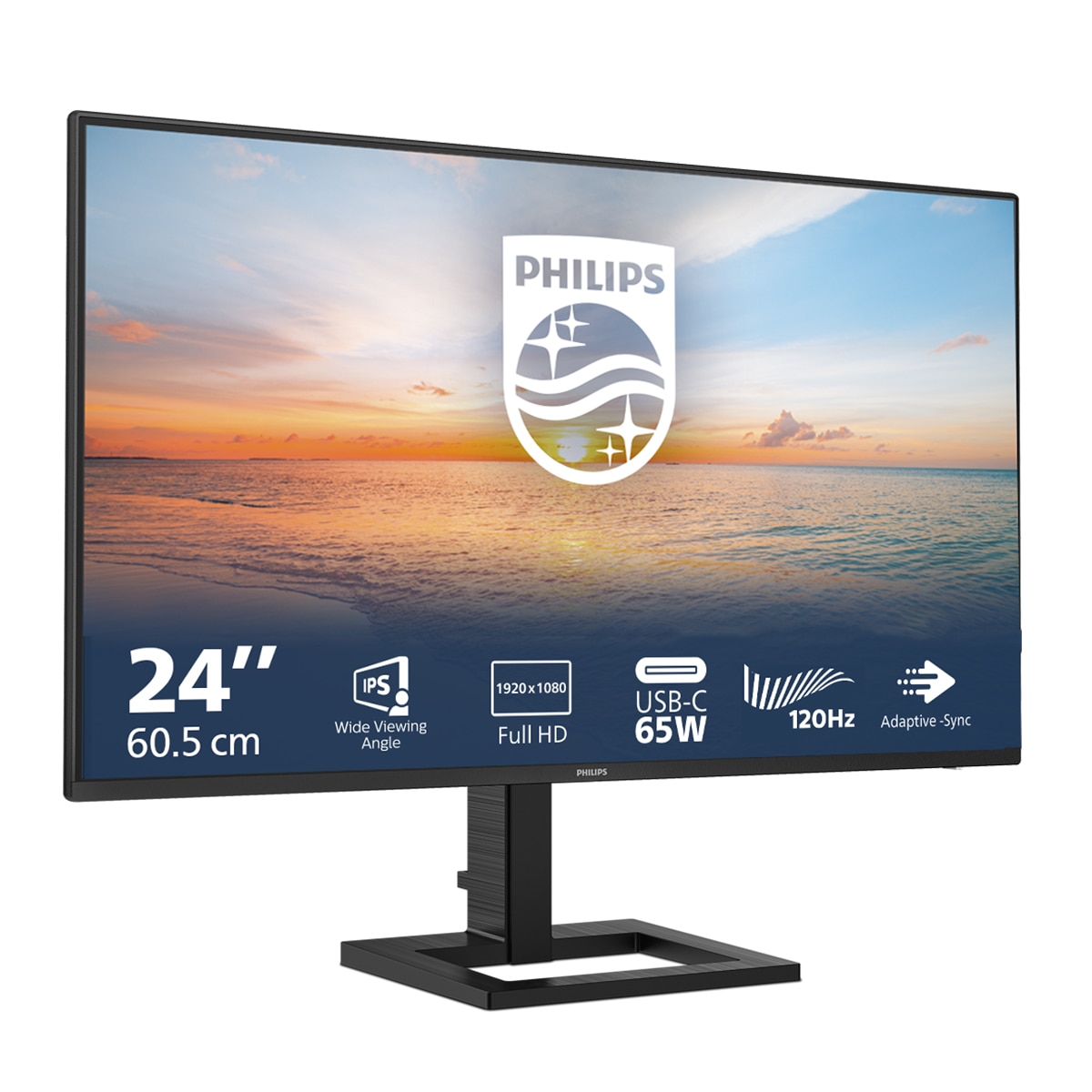 Monitor PC 60,5 cm (23,8") Philips 24E1N1300AE/00, Full HD, 120Hz - Negro Negro-2
