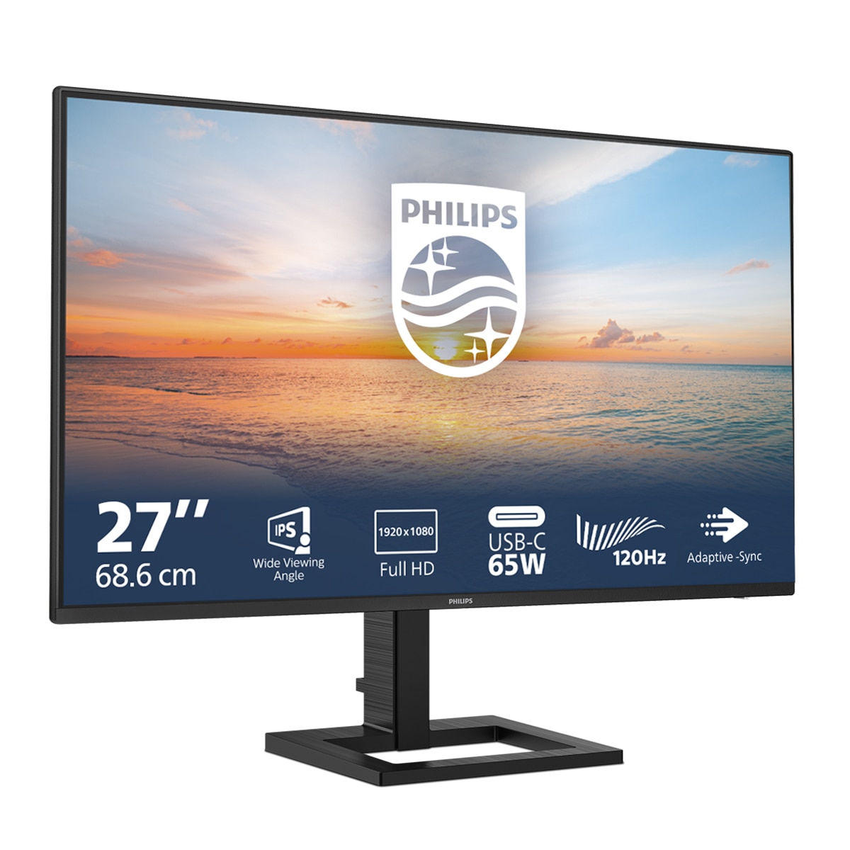 Monitor PC 68,6 cm (27") Philips 27E1N1300AE/00, Full HD, 120Hz - Negro Negro-2