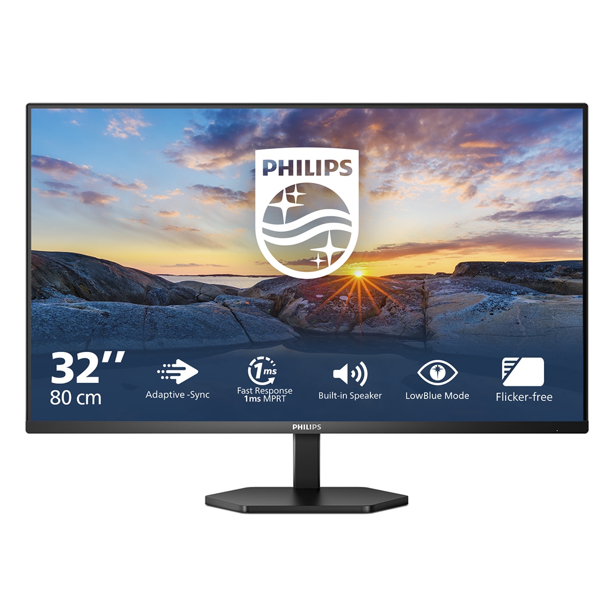 Monitor PC 80 cm (31,5") Philips 32E1N3100LA/00, Full HD, 75Hz - Negro Negro-1