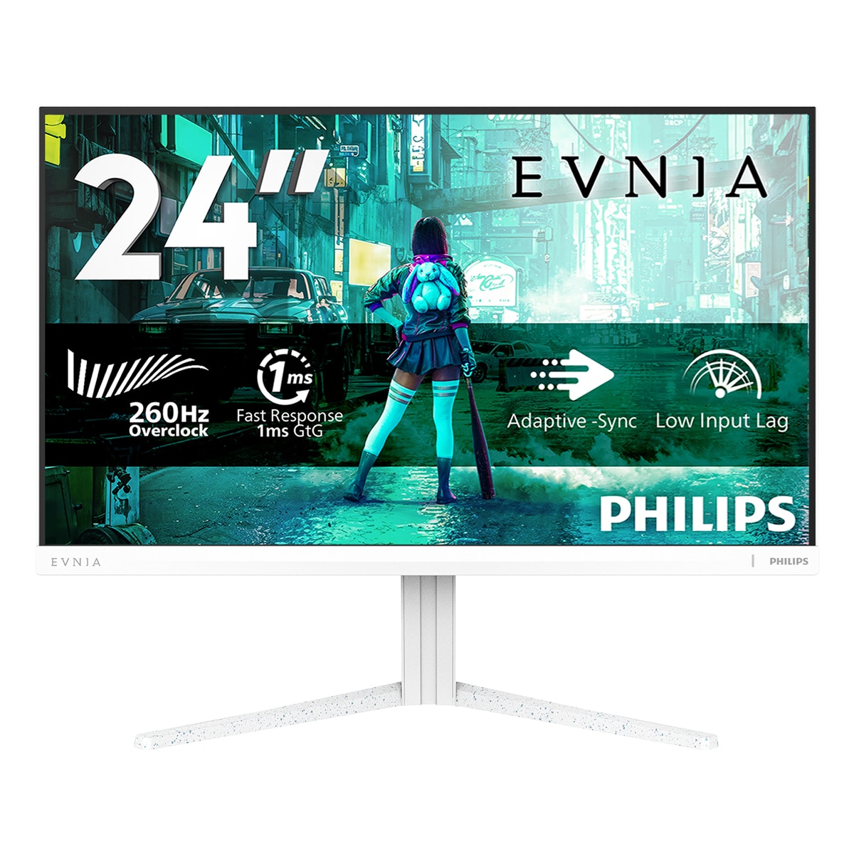 Monitor PC Gaming 60,5 cm (23,8") Philips Evnia 24M2N3201PL/00, Full HD, 260Hz - Blanco Blanco-1
