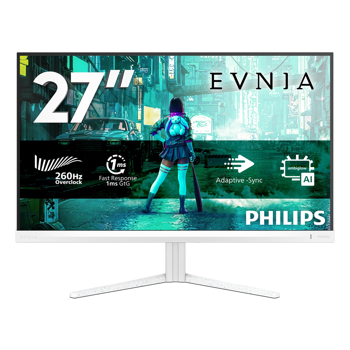 Imagen 0 de Monitor PC Gaming 68,5 cm (27") Philips Evnia 27M2N3201PL/00, Full HD, 260Hz Blanco