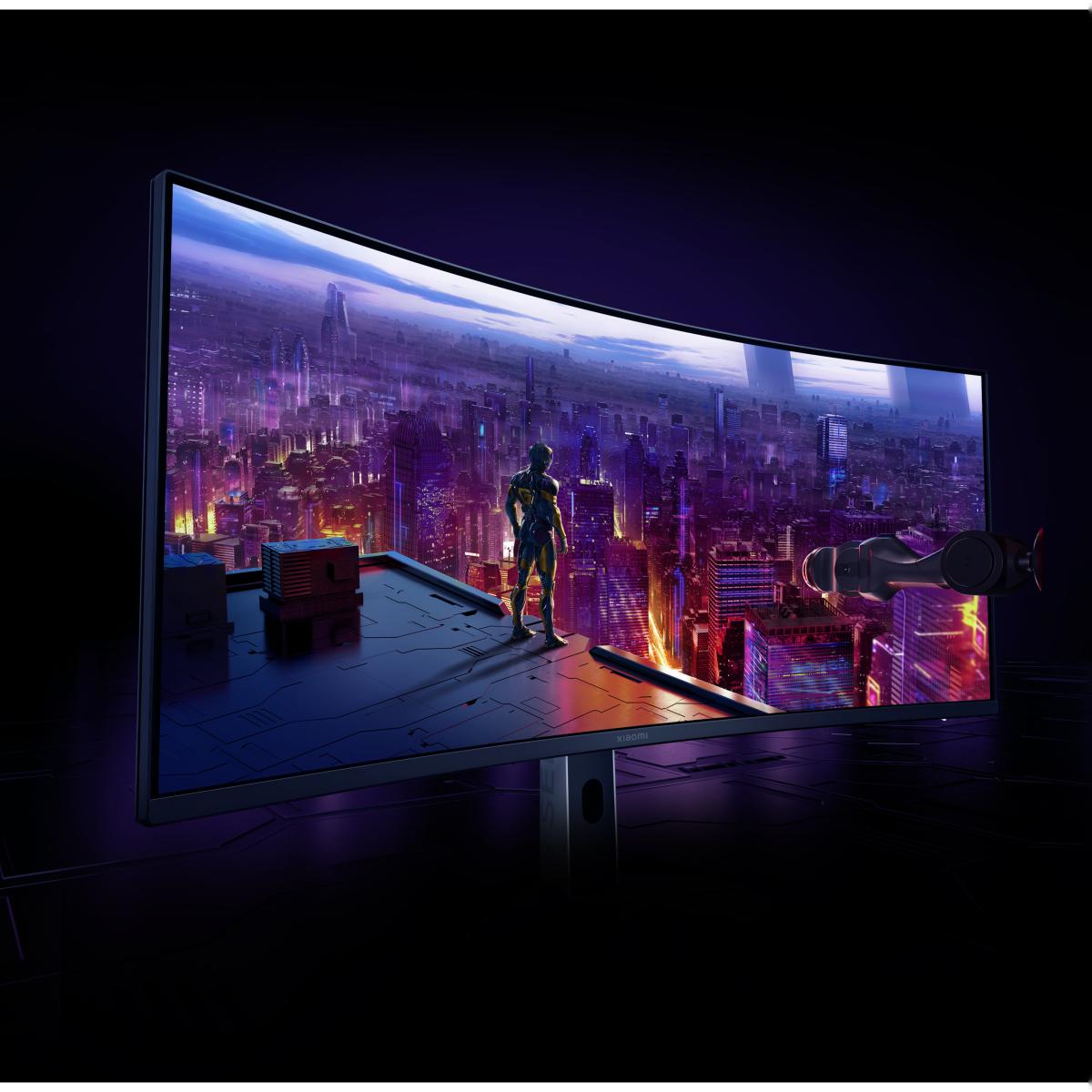 Monitor PC curvo Gaming 86cm (34") Xiaomi G34WQi 2026, WQHD, 180Hz, FreeSync Premium, TÜV Low Blue Light - Negro / Blanco Negro / Blanco-1