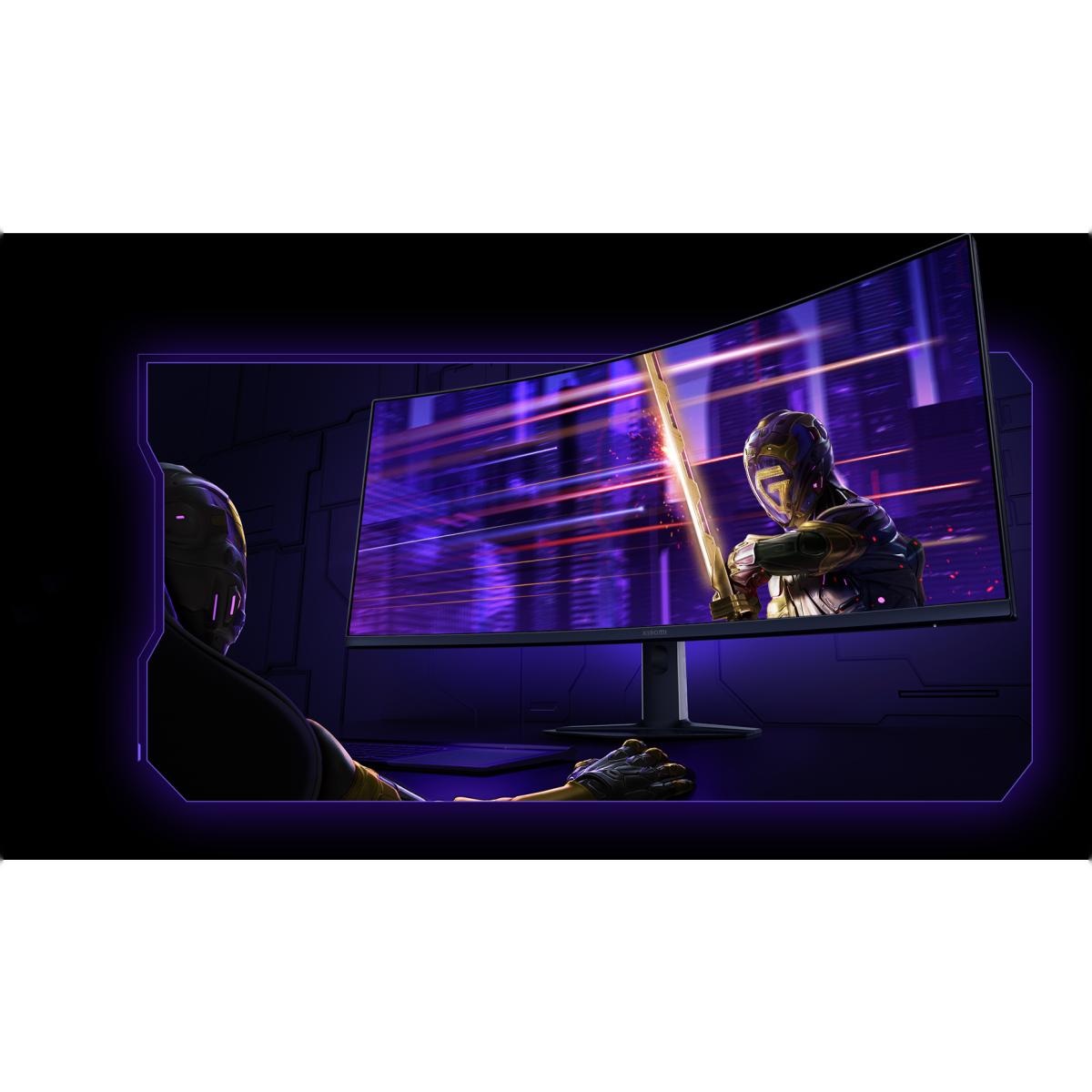Monitor PC curvo Gaming 86cm (34") Xiaomi G34WQi 2026, WQHD, 180Hz, FreeSync Premium, TÜV Low Blue Light - Negro / Blanco Negro / Blanco-6