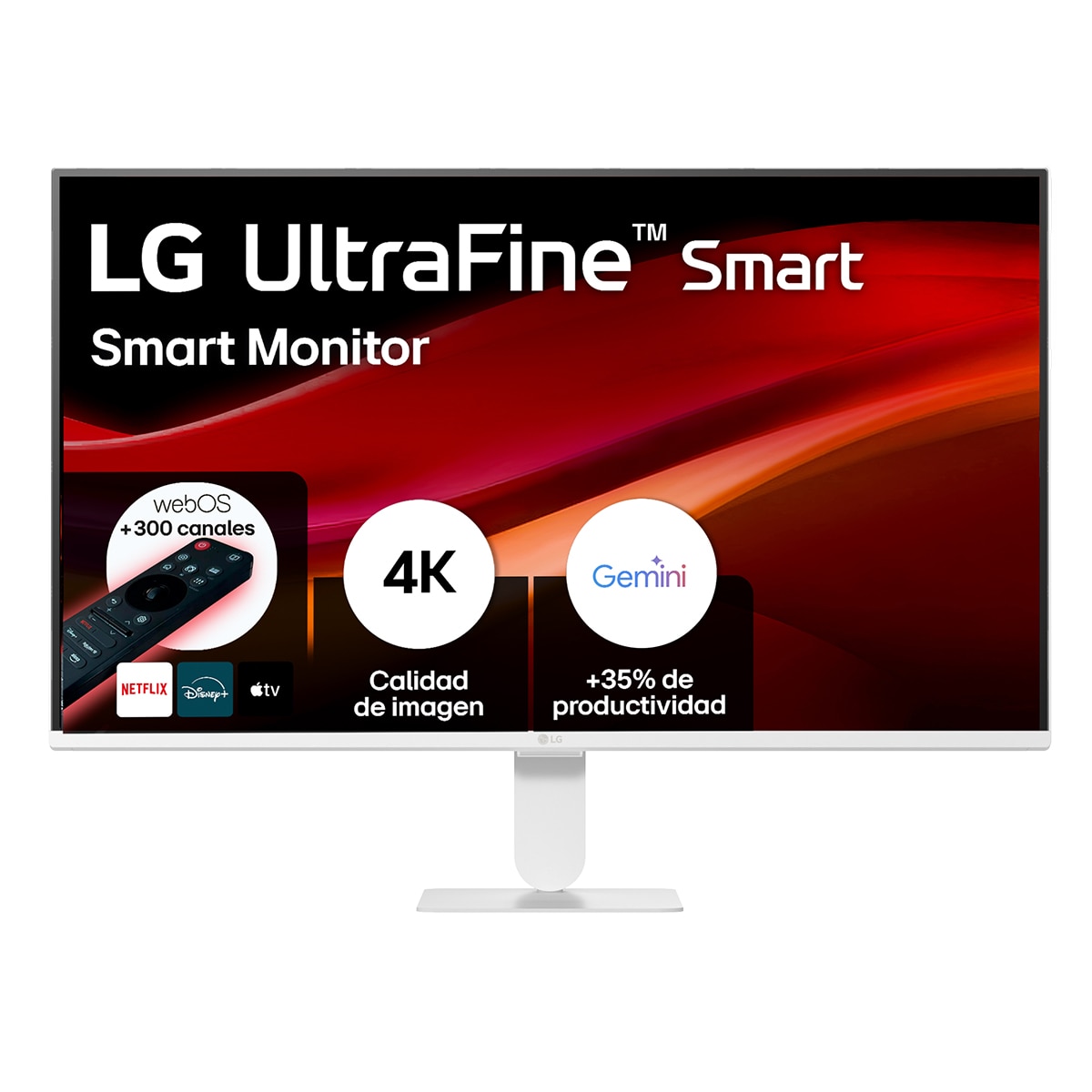 Monitor PC 80 cm (31,5") LG MyView Smart Monitor 32U501SB, 120 Hz, Full HD - Blanco Blanco-1
