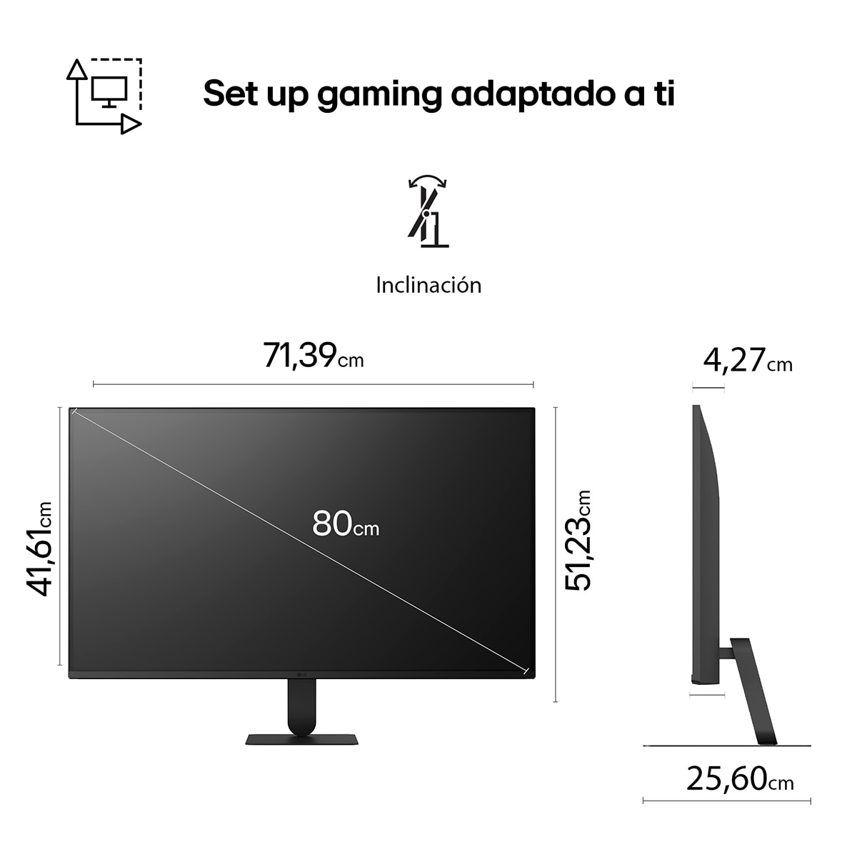Monitor PC 80 cm (31,5") LG 32U401B, 120 Hz, Full HD Negro-2