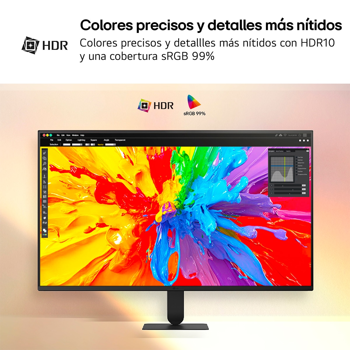 Monitor PC 80 cm (31,5") LG 32U401B, 120 Hz, Full HD Negro-3