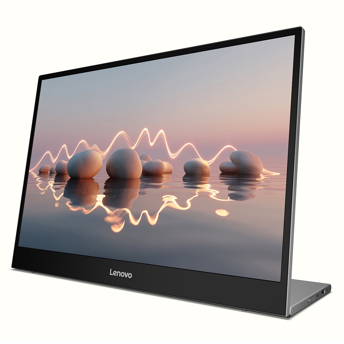 Imagen 4 de Monitor PC portátil 40,64 cm (16") Lenovo L16, 60Hz, Full HD IPS - Luna Grey Luna Grey