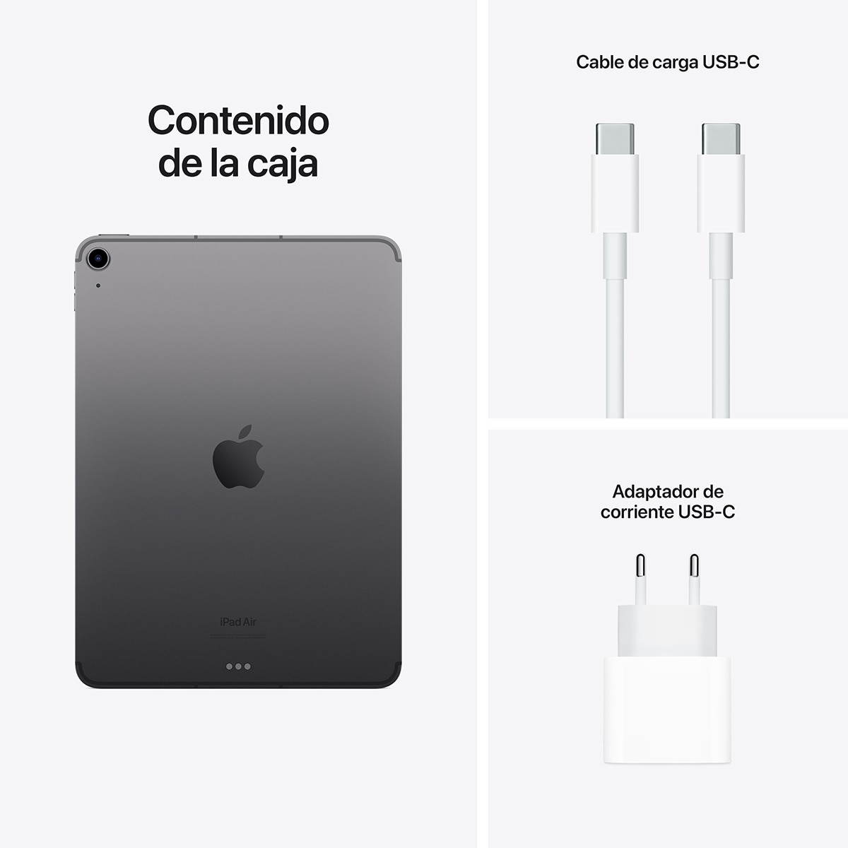 Apple iPad Air (2022) Wi-Fi + Cellular (5ª Generación) Gris espacial-7