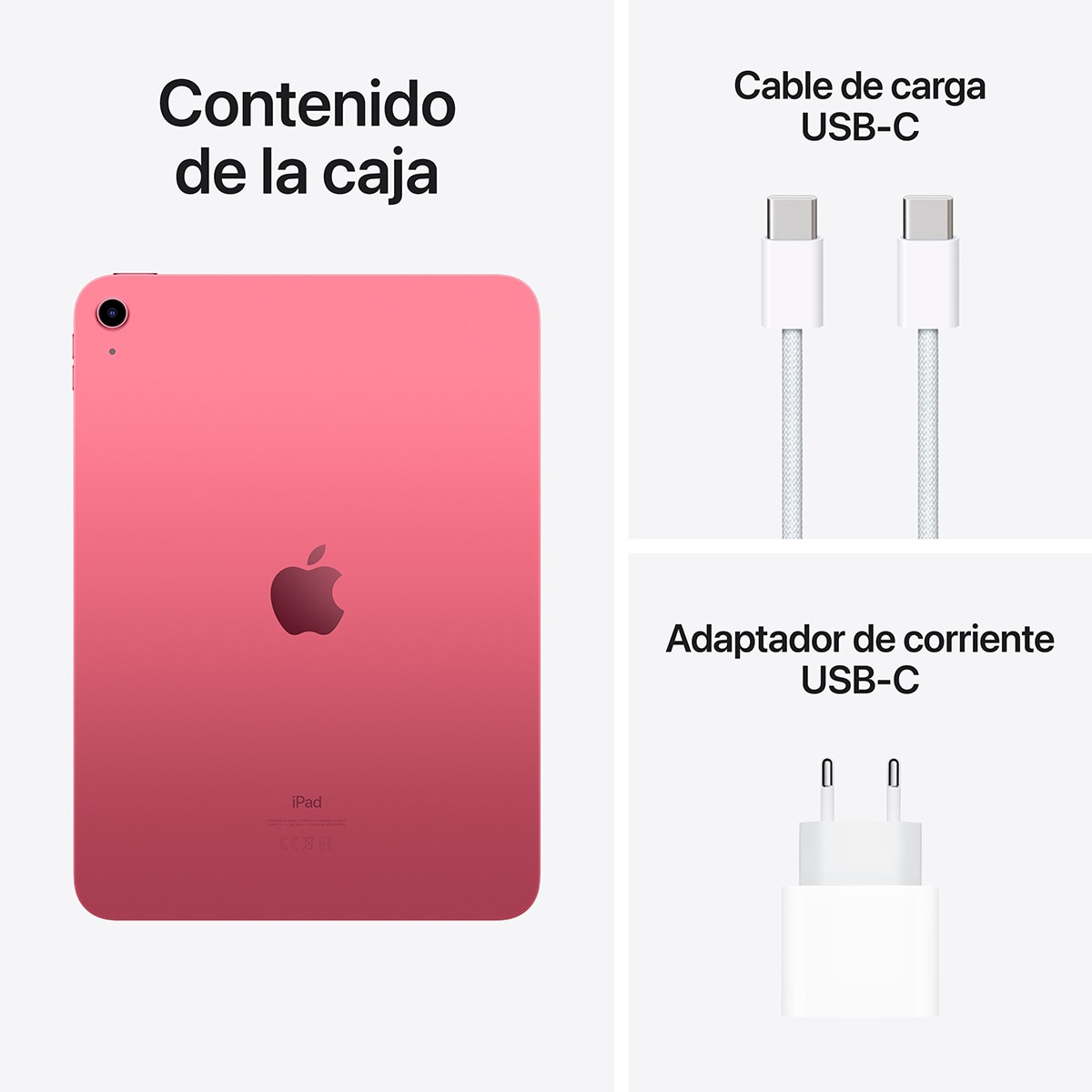 Apple iPad 10,9" (2022) Wi-Fi (10ª Gen) - Plata 256 GB Rosa-10