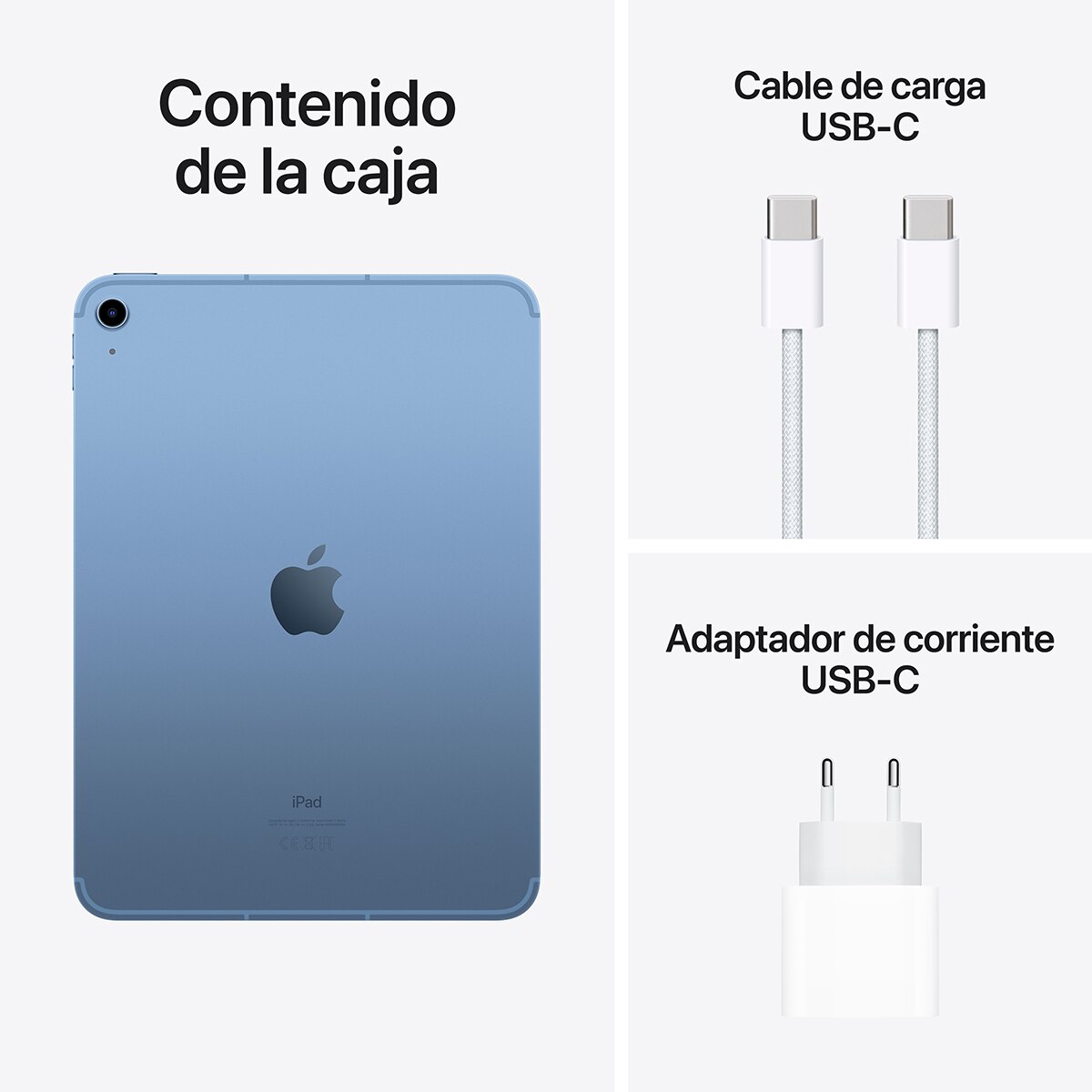 Apple iPad 10,9" (2022) Wi-Fi + Cellular (10ª Gen) Azul-10