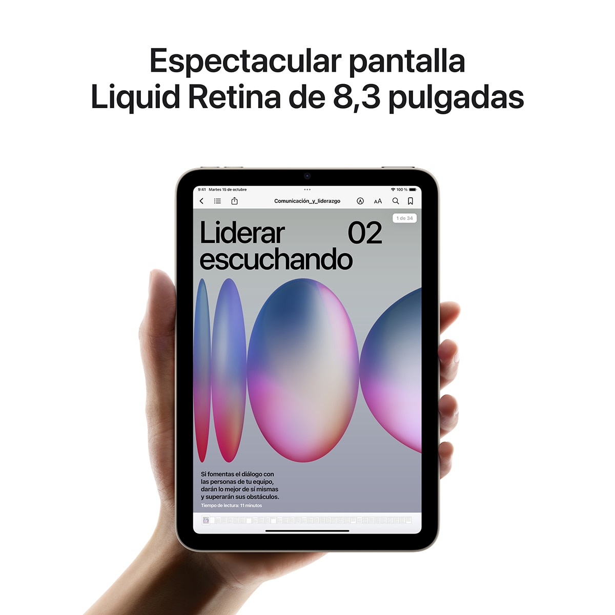 Apple iPad Mini (2024) Wi-Fi (7ª Generación) - Gris espacial 128 GB Gris espacial-4