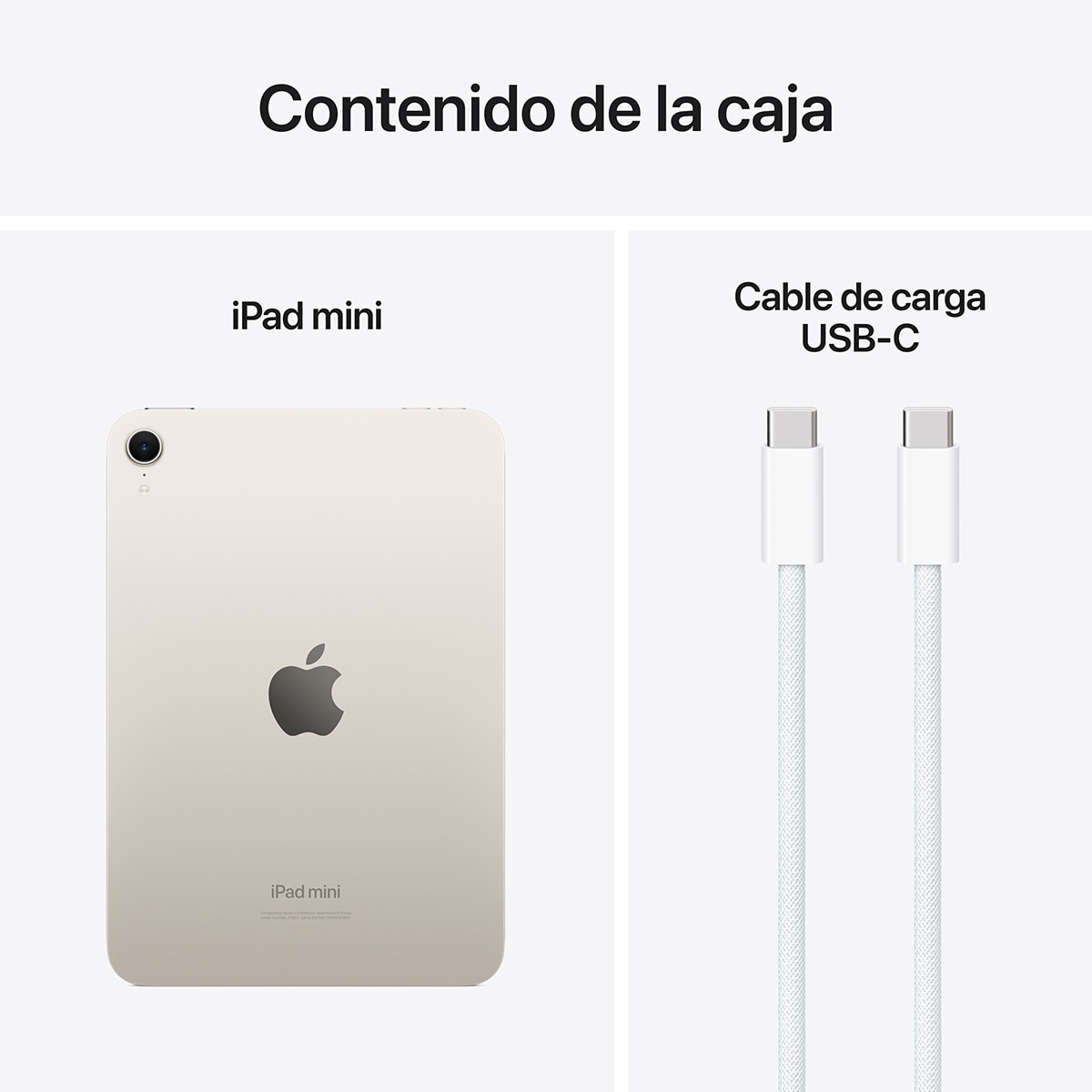 Apple iPad Mini (2024) Wi-Fi (7ª Generación) Blanco estrella-9