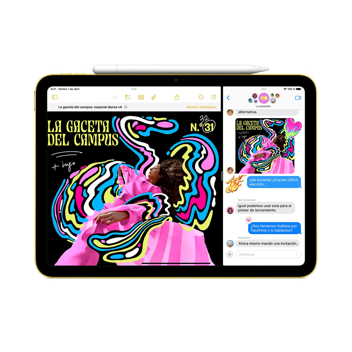 Apple iPad 11" (2025) A16, Wi-Fi Prata-4