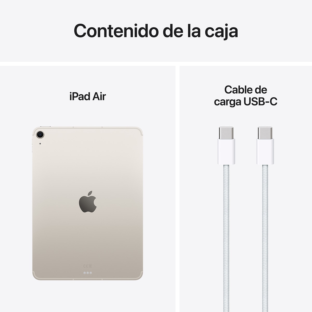 Apple iPad Air 11" (2025) M3, Wi-Fi + Cellular - Blanco estrella 1 TB + 8 GB RAM Blanco estrella-11
