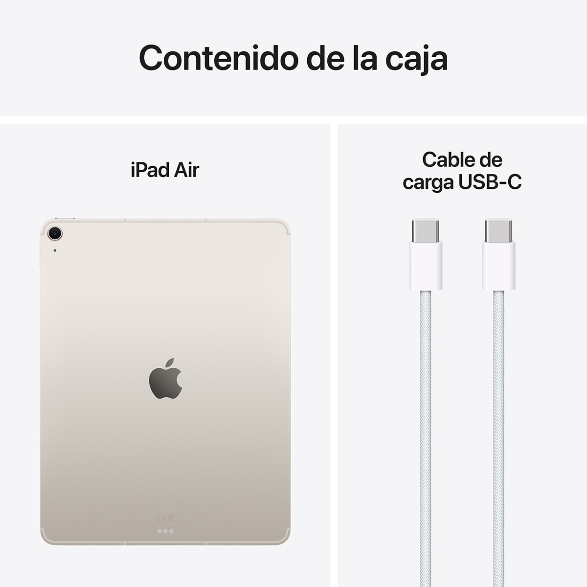 Apple iPad Air 13" (2025) M3, Wi-Fi + Cellular - Blanco estrella 1 TB + 8 GB RAM Blanco estrella-11