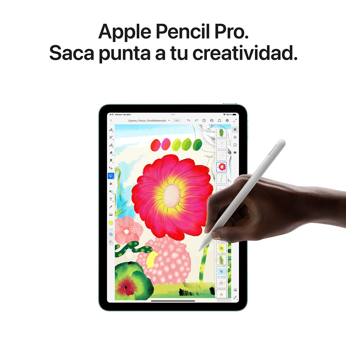 Apple iPad Air 13" (2025) M3, Wi-Fi + Cellular Gris espacial-7