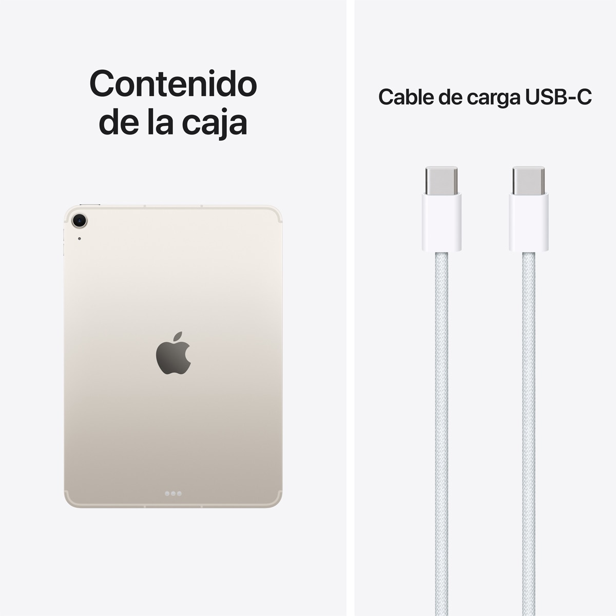 Apple iPad Air 11" (2026), M4, Wi-Fi + Cellular - Blanco estrella 128 GB Blanco estrella-11