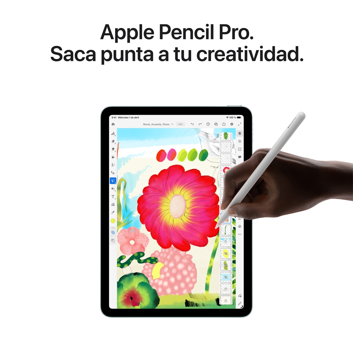 Apple iPad Air 13" (2026), M4, Wi-Fi - Morado 256 GB Morado-7