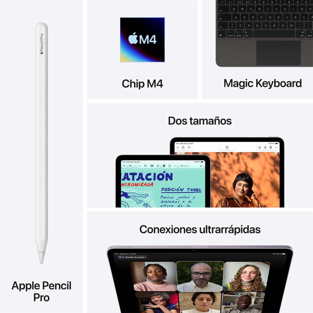 Apple iPad Air 13" (2026), M4, Wi-Fi - Morado 256 GB Morado-10