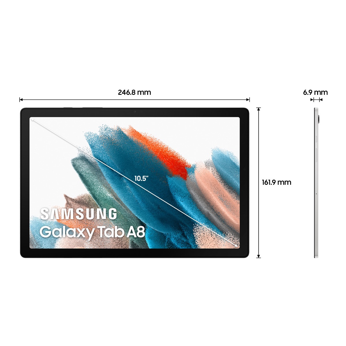 Tablet Samsung Galaxy Tab A8, 4 GB + 128 GB, 10,5" Wi-Fi Plata-4