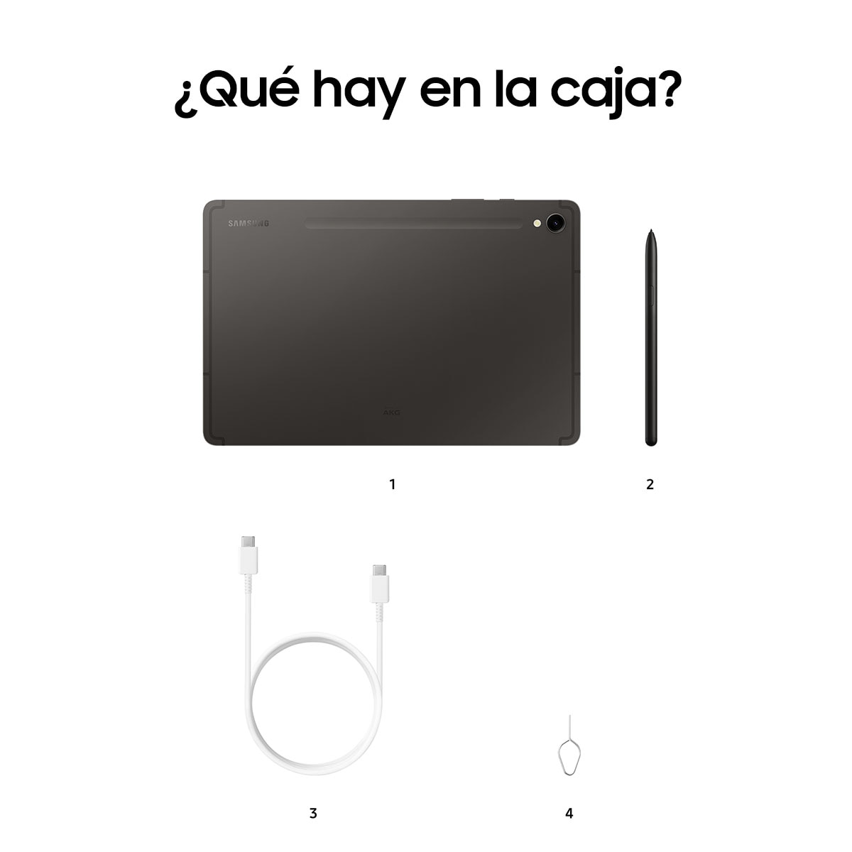 Tablet Samsung Galaxy Tab S9 8 GB + 128 GB Wi-Fi Gris Grafito-7