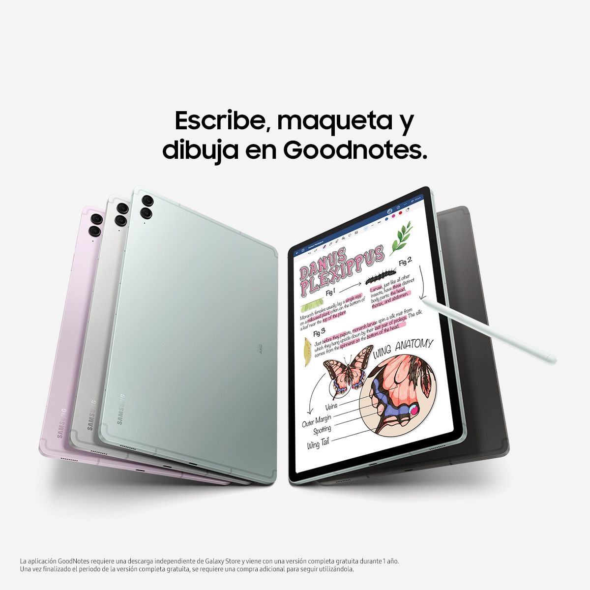 Tablet Samsung Galaxy Tab S9 FE+ 12GB + 256GB Wi-Fi Verde-5