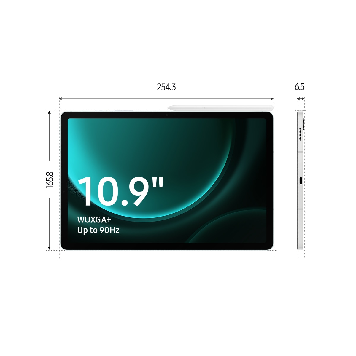 Tablet Samsung Galaxy Tab S9 FE 8GB + 256GB Wi-Fi Verde-4