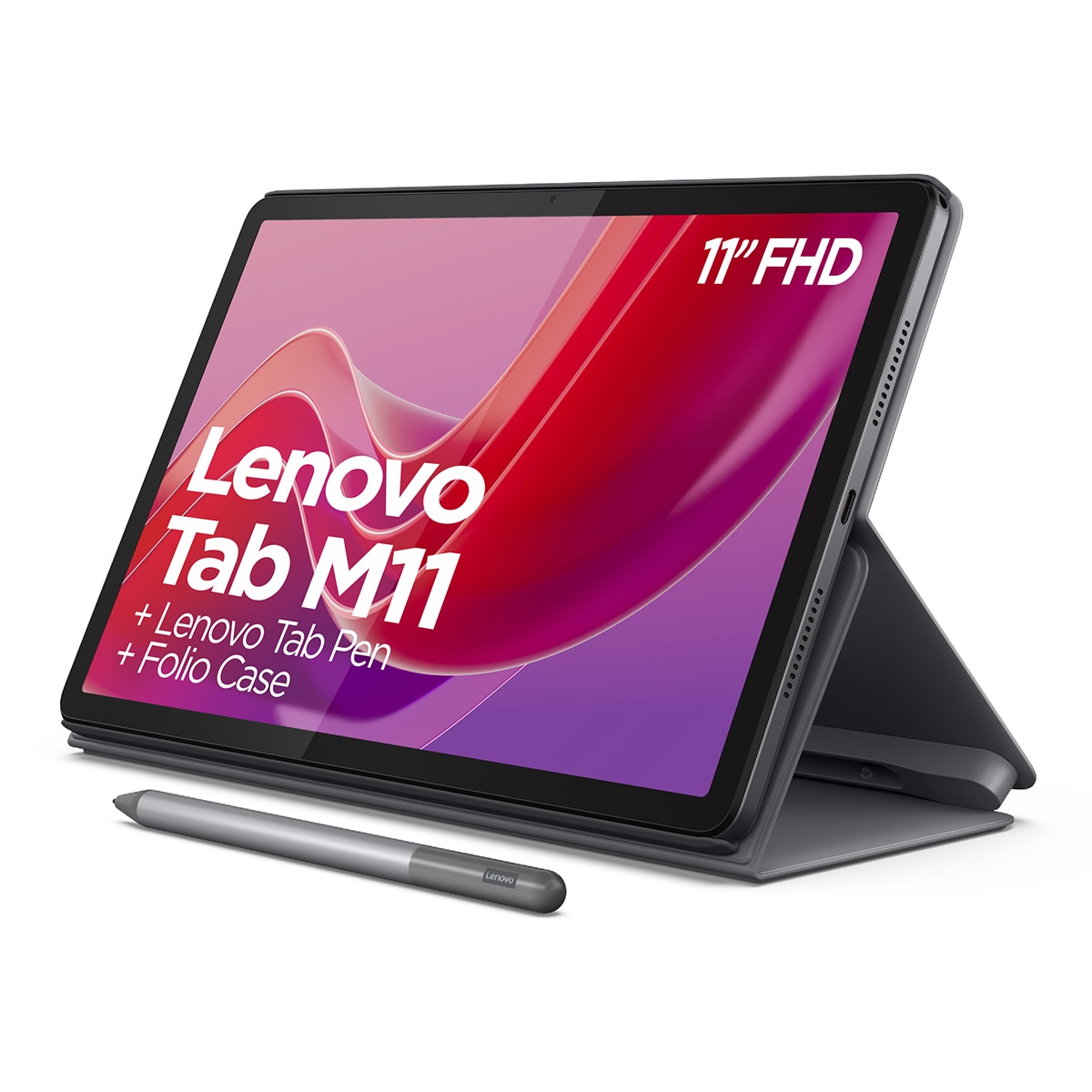 Tablet Lenovo Tab M11 Full HD, 11", 128 GB + 8 GB, Wi-Fi, Lenovo Tab Pen + Funda Gris Lunar-1